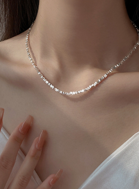 925纯银碎子项链2023新款