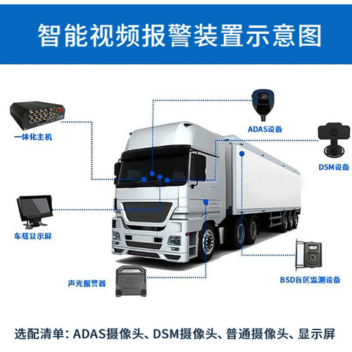 货车监控4/8路4G车载硬盘录像机