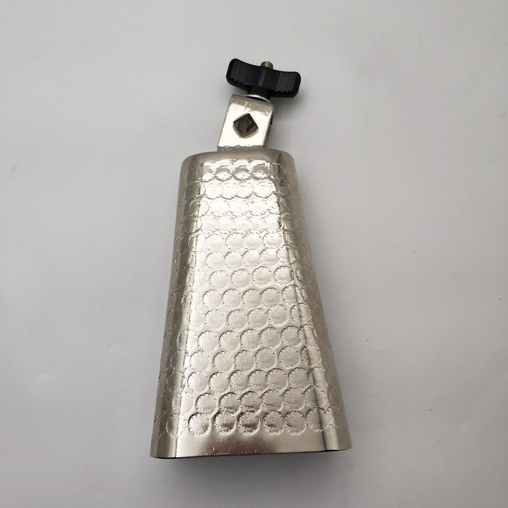 6寸牛铃 电镀打点牛铃 金属 银色牛铃 奥尔夫打击乐器 架子鼓配件