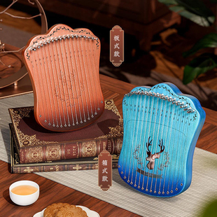 cega指弹弦琴莱雅琴17音简单便携小竖琴现货新款初学者小乐器跨境