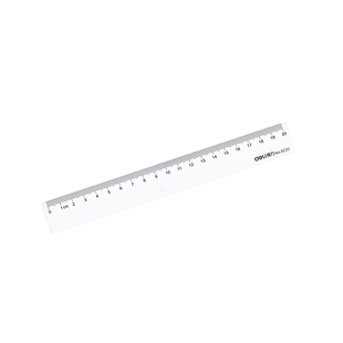 得力直尺透明多功能长尺子20 /30/40/50/60cm办公绘图测量工具三角尺量角器学生用考试答题卡涂卡尺文具套装