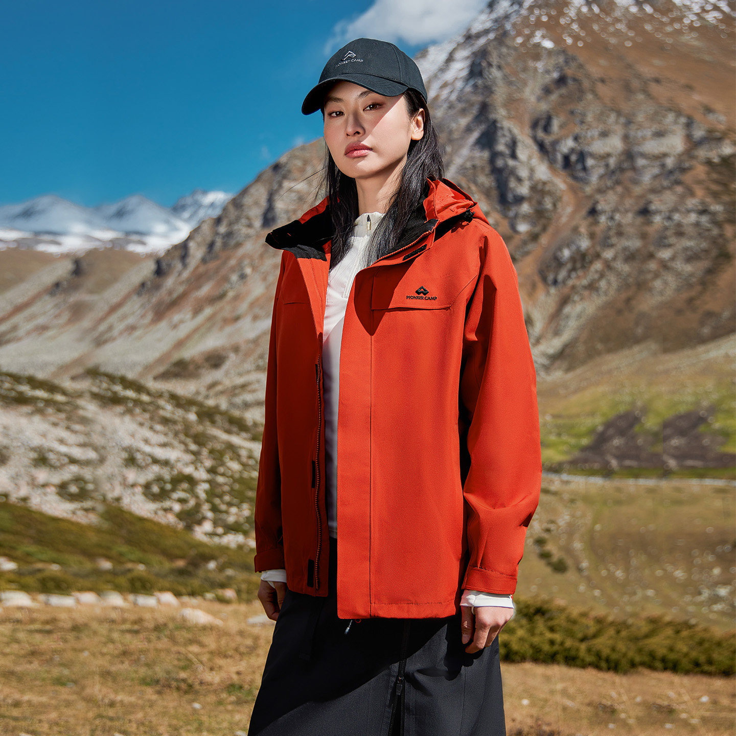thumbnail for [Zhuque Outdoor Jacket] spokesperson's waterproof jacket for men and women is the same Tuoluzhe outdoor hiking and mountaineering jacket