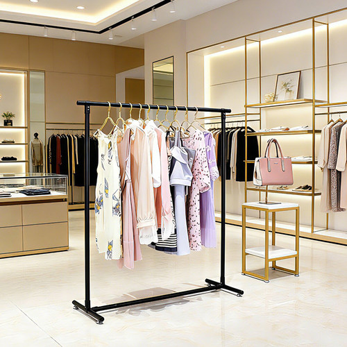 不锈钢单杠衣架服装展示架龙门架衣服架童装架婚纱架落地衣架热卖