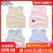 Áo vest trẻ em đậu rồng mùa xuân và mùa thu mỏng bé cotton vest nam và nữ trẻ em cotton vest 1-3 tuổi mặc - Áo ghi lê