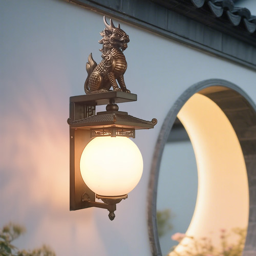 四合院户外防水壁灯酒店庭院壁灯