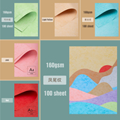 胶装 160gA4装 订封面纸A3 标书封皮纸凤尾纹纸竹叶纹雅丝纹皮纹纸