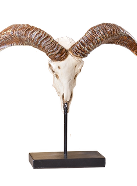 复古骨头标本动物装饰工艺品客厅