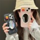 立体麦当劳iphone17 16promax镜子手机壳趣味波点15promax苹果13 14pro卡通粉色保护壳皮纹荔枝纹硅胶防摔12