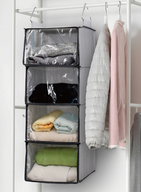 挂帽子收纳整理挂袋宿舍衣柜防尘衣帽挂架防尘包包神器多层毛衣橱