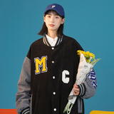 2026秋季新款中性風(fēng)原創(chuàng)燈芯絨嘻哈棒球服潮外套藍GJ19-P85，女裝短外套，電商B277(原6028)