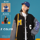 2026秋季新款中性風(fēng)原創(chuàng)燈芯絨嘻哈棒球服潮外套藍GJ19-P85，女裝短外套，電商B277(原6028)