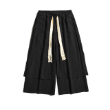 2025夏季风新款两片式休闲宽松裤九分裤K129-P70，男装休闲裤，电商B277(原6028)