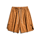 2025夏季新款风男装树皮皱肌理面料盘扣设计短裤DK90-P50，男装牛仔裤，电商B277(原6028)