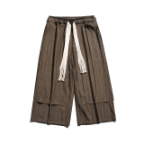 2025夏季风新款两片式休闲宽松裤九分裤K129-P70，男装休闲裤，电商B277(原6028)