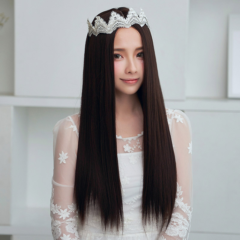 Perruque      Long cheveux raides - Ref 2608117 Image 3