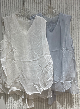 现货欧洲站2026夏新款设计感飘带背心女无袖百搭显瘦上衣262X555