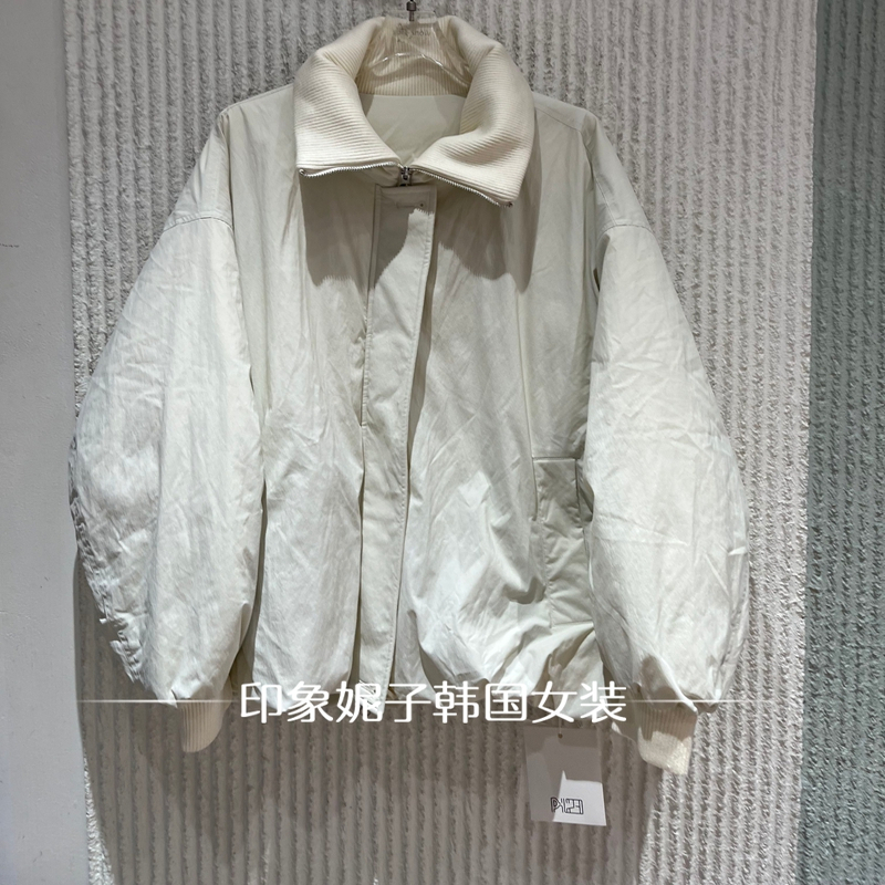 欧洲站2025冬季新款PH23翻领休闲羽绒服女保暖95白鹅绒外套6385