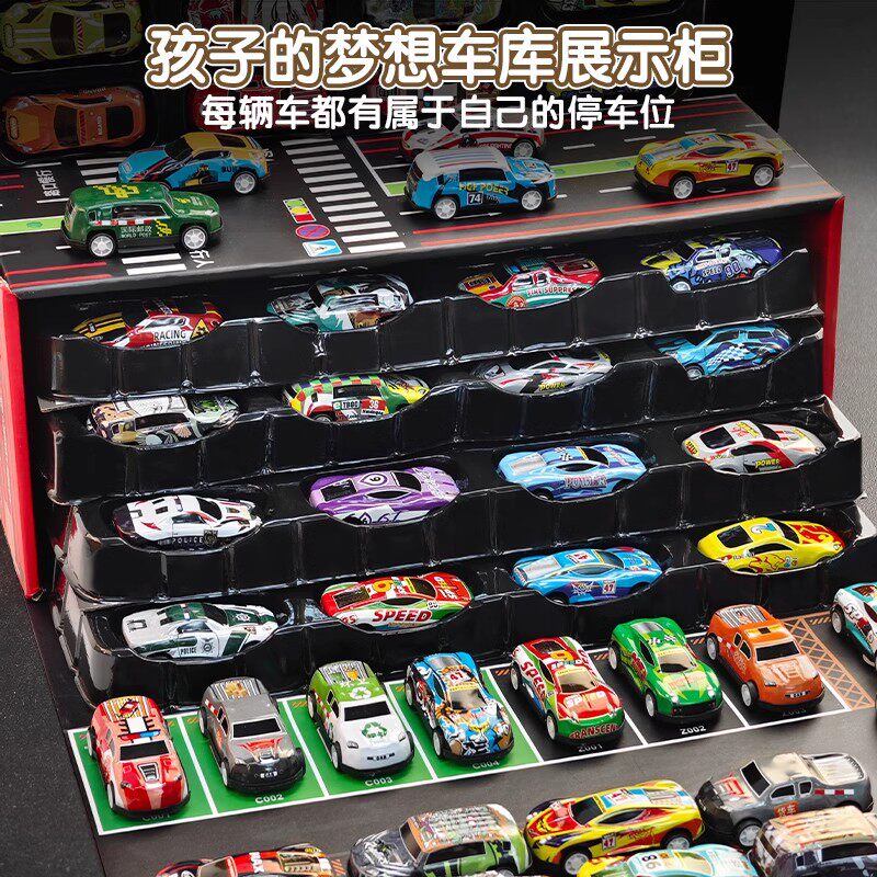 合金儿童玩具车套装小汽车赛车模型车宝宝男生日礼物小车跑车警车