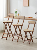可折叠凳家用便携式 马扎尔小板凳 节省空间靠背椅餐椅高脚凳坚固