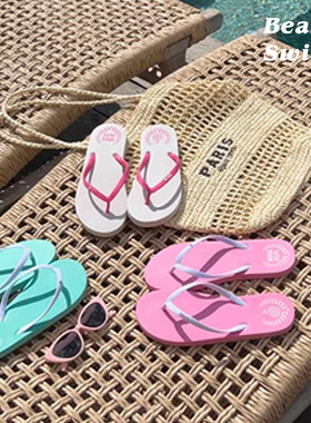 BEARUN SWIM 度假休闲时尚平底人字拖鞋