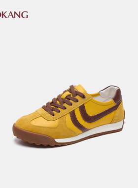 奥康 女鞋2025秋季德训鞋阿甘休闲运动舒适百搭休闲鞋1252432070