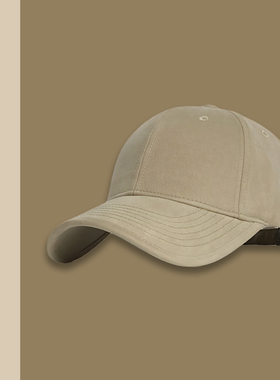 TURN2SPRING 小众设计感 韩版大头围显脸小硬顶棒球帽 鸭舌帽