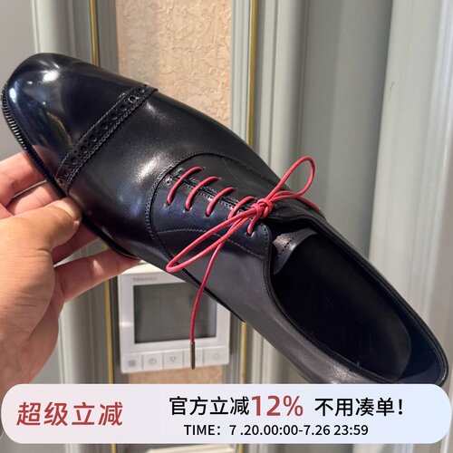 商务皮鞋三接头牛津男鞋