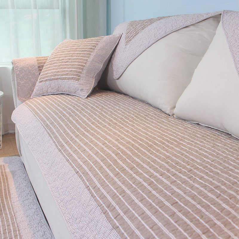 全棉沙发垫防滑简约现代纯棉沙发盖布四季通用坐垫沙发套罩巾客厅,居家布艺,沙发垫,淘宝优惠券,粉丝福利购,淘宝优惠卷