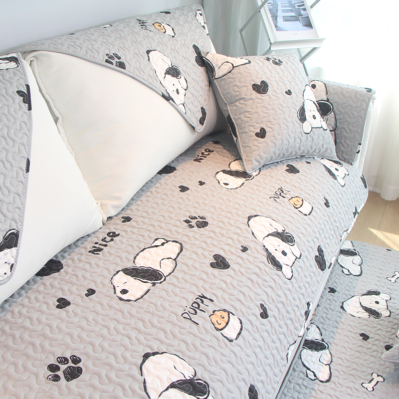 全棉防滑四季通用纯棉沙发垫定制