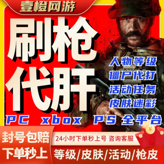 使命召唤COD20代练代肝代打枪皮肤通行证dmz等级排位Pc/Ps5/Xbox