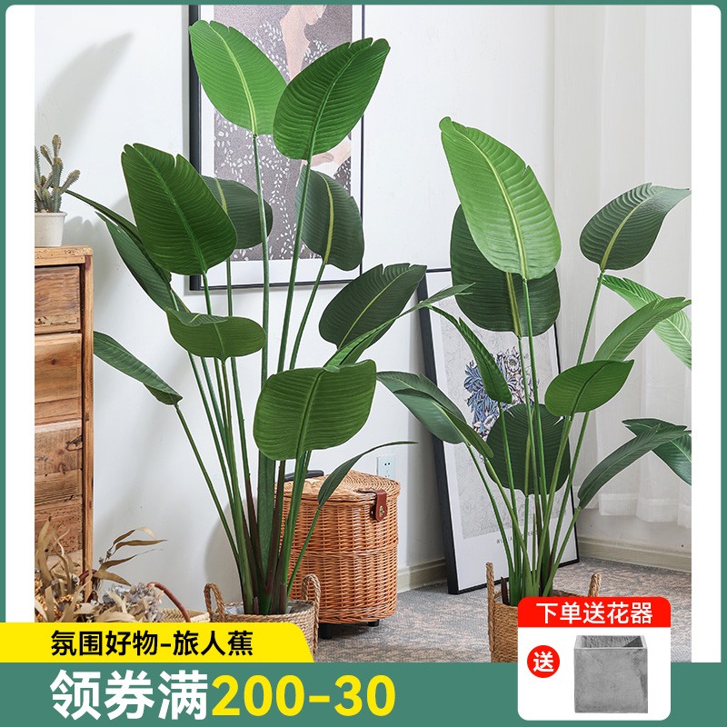 北欧仿真绿植盆栽造景室内大型