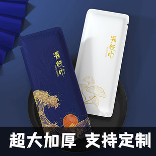 定制高端四边封一次性湿巾一片独立包装酒店餐饮商用湿纸巾单独装