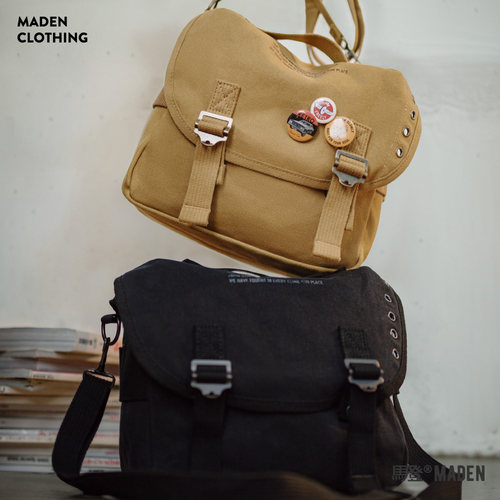 马登女装帆布手提大容量托特包包
