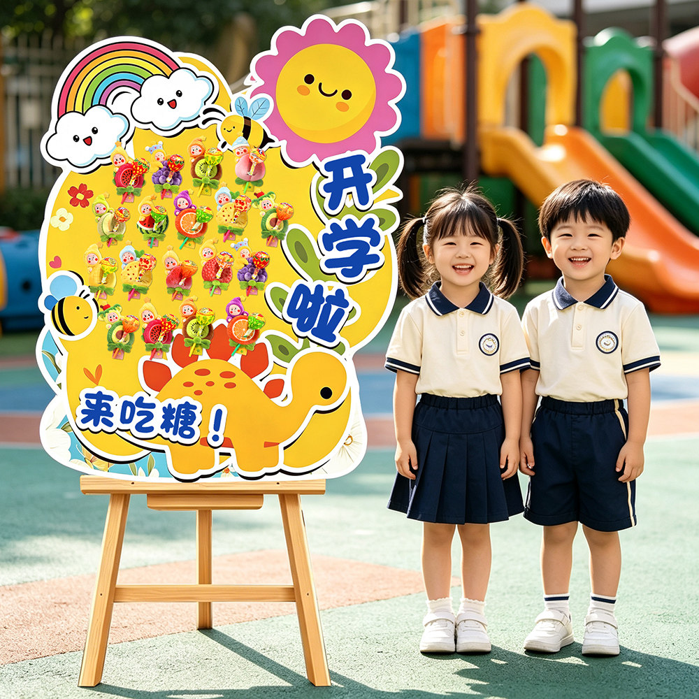 【开学糖果kt板超有氛围】图片