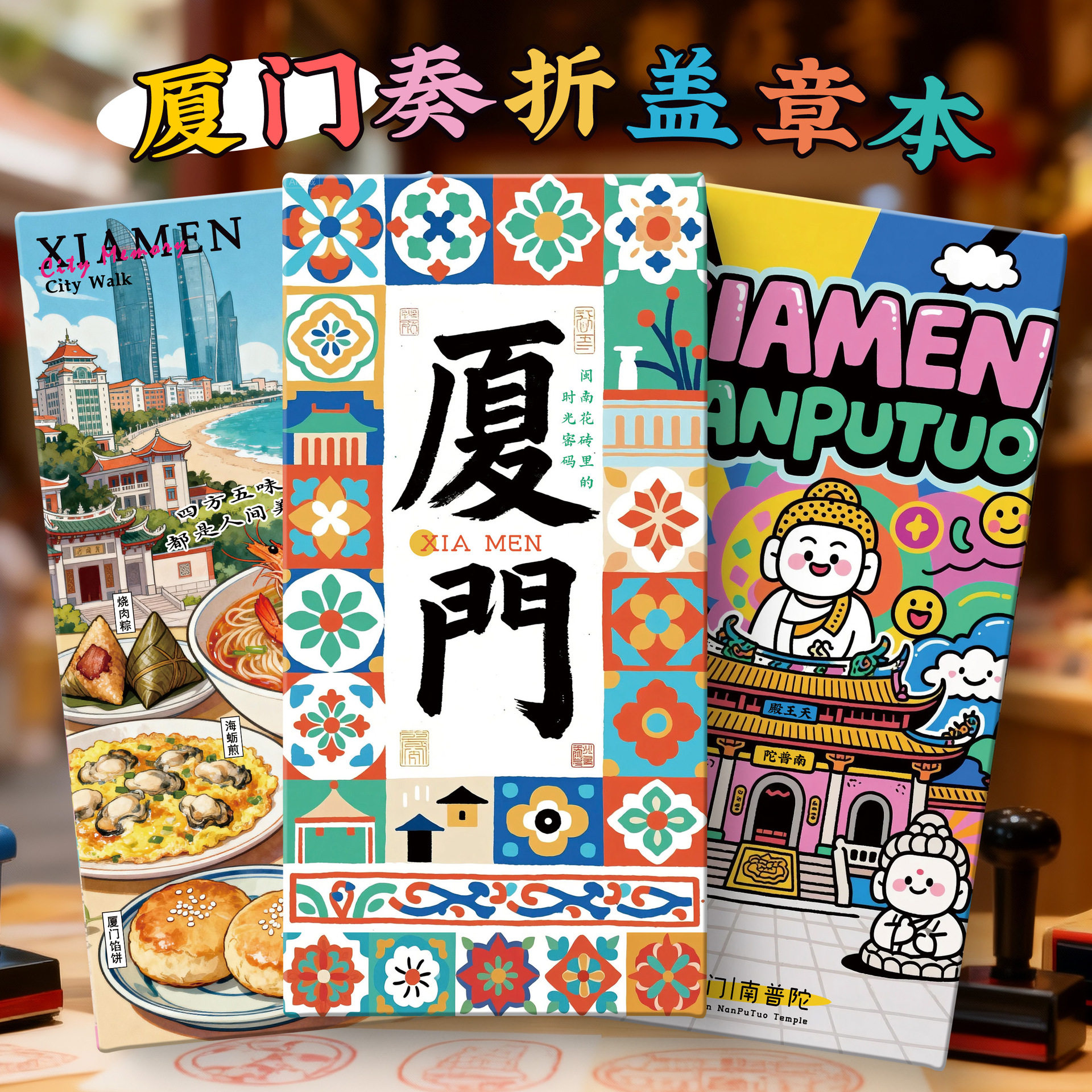 新品【厦门盖章本】文创鼓浪屿旅