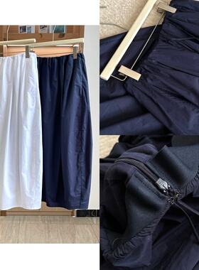 E~同源~高支数进口棉 Y单~花苞球形松紧腰半身裙 花苞裙00301