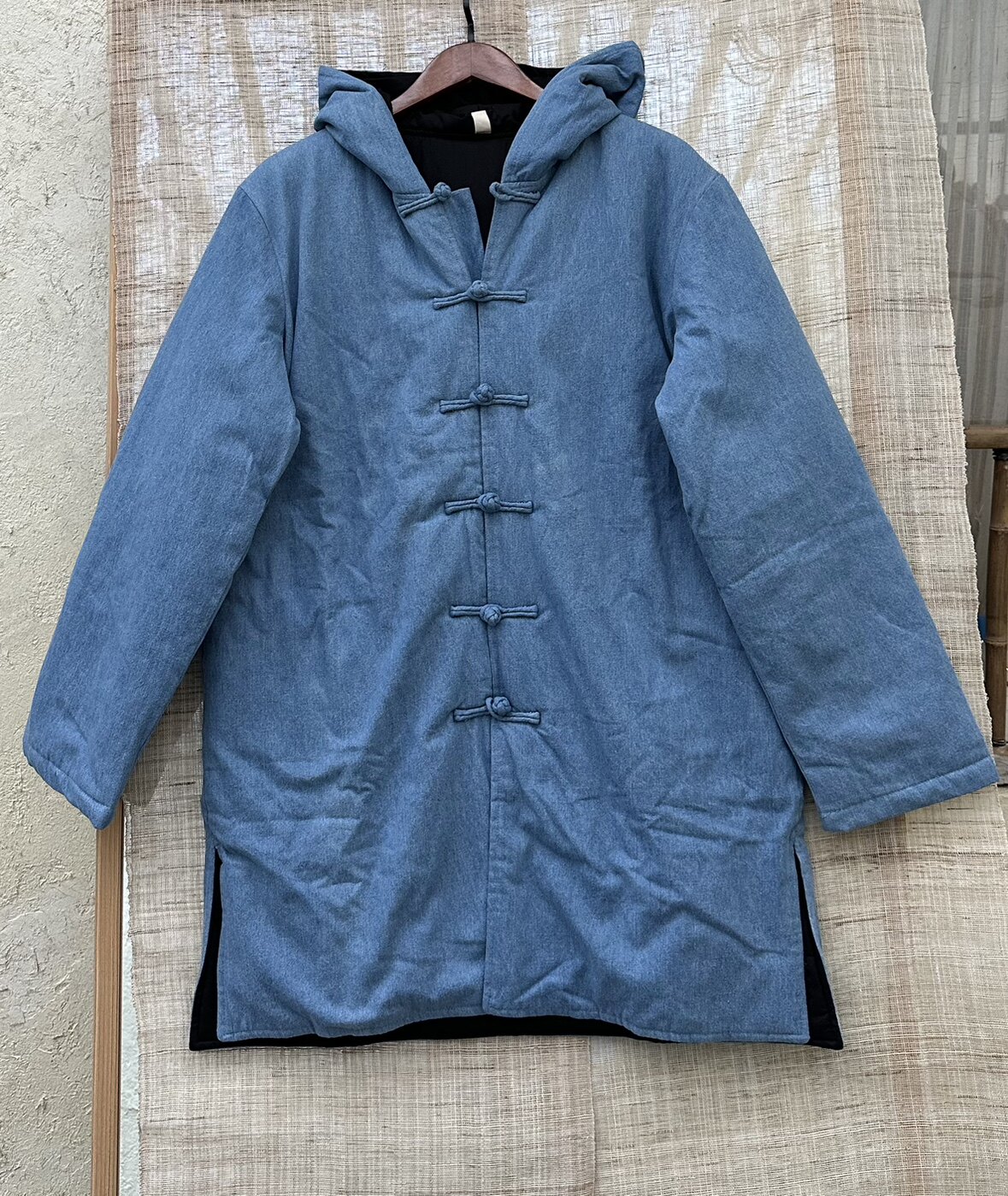 文艺盘扣保暖加厚棉服