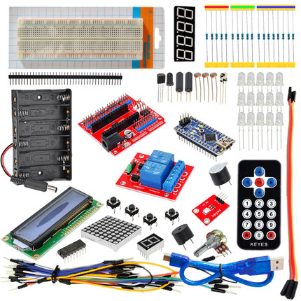 KEYES电子爱好者NANO主板入门套件初学者适用arduino创客学习套装