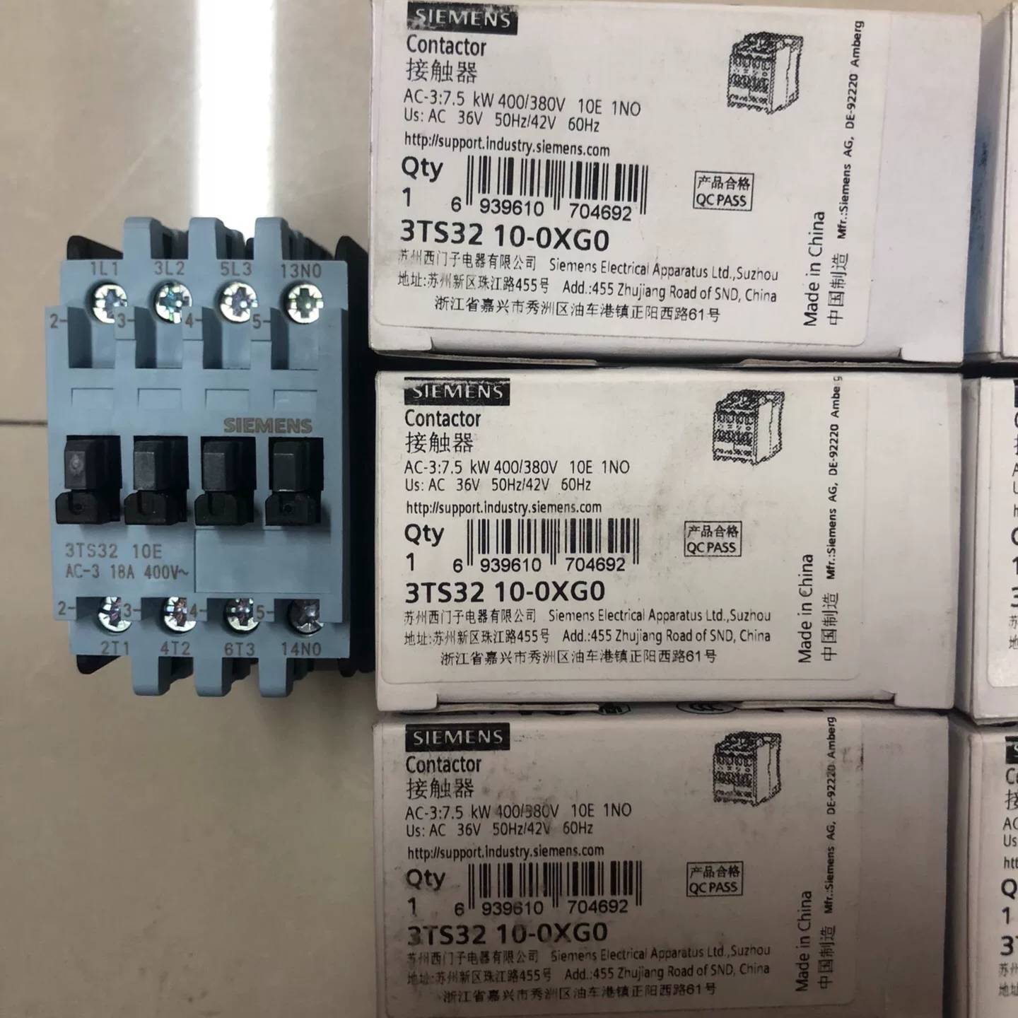 可维修3TS3210-0XG0 西门子接触器3TS32 10议价图片