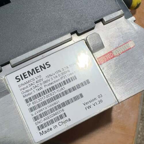 可维修西门子变频器6SL32170CE211UA1.，议价