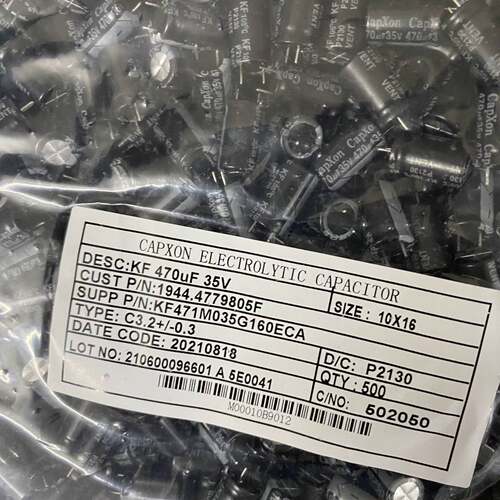可维修35V470UF10X16 CapXon台湾电解电容议价