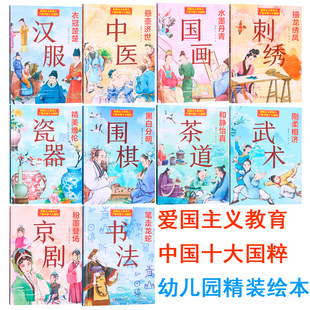 瓷器 汉服 京剧 中医 国画 刺绣 围棋 茶道 武术 书法 爱国主义教育之了解中国十大国粹