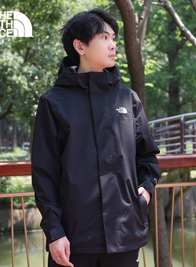 TheNorthFace北面冲锋衣男士秋冬新款运动户外可ZIP防水外套8DX1