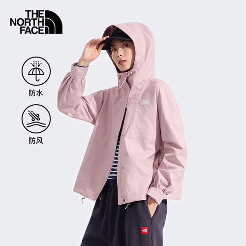 北面女秋冬防水硬壳登山冲锋衣