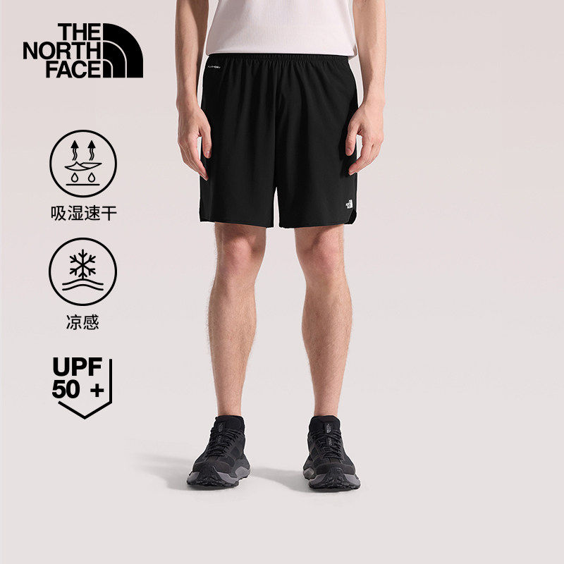 TheNorthFace北面五分裤26春夏新款男士户外防晒速干凉感短裤8G7J