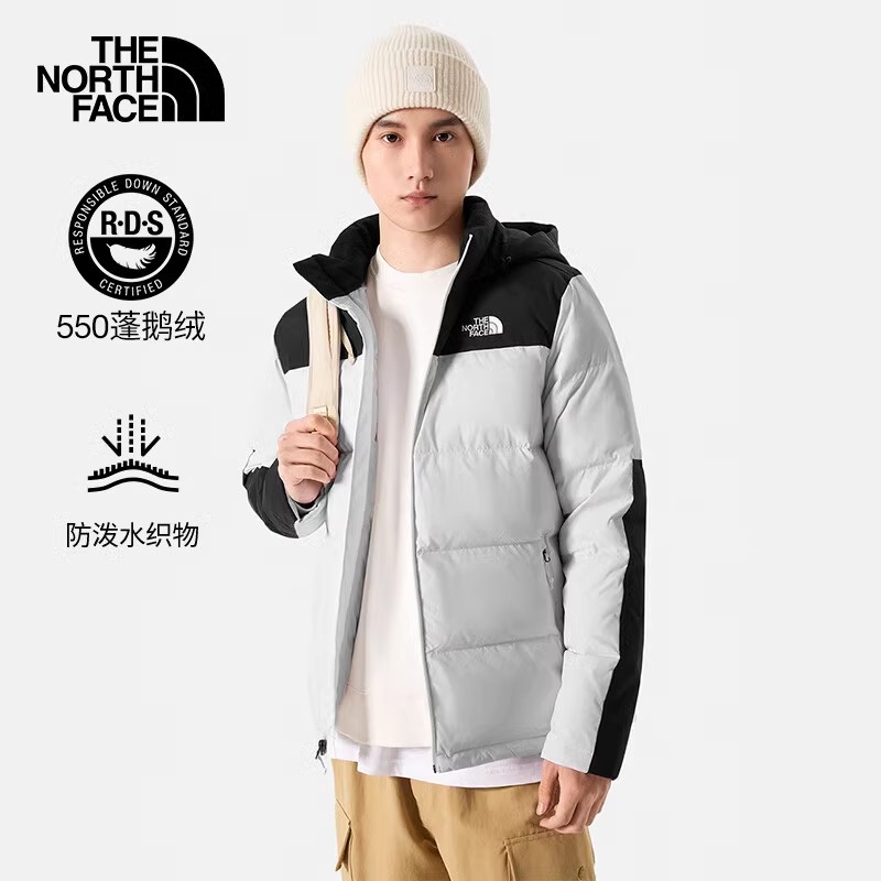 TheNorthFace北面羽绒服男秋冬新款户外550蓬鹅绒防泼水外套4