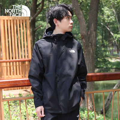北面秋冬款男防水冲锋衣