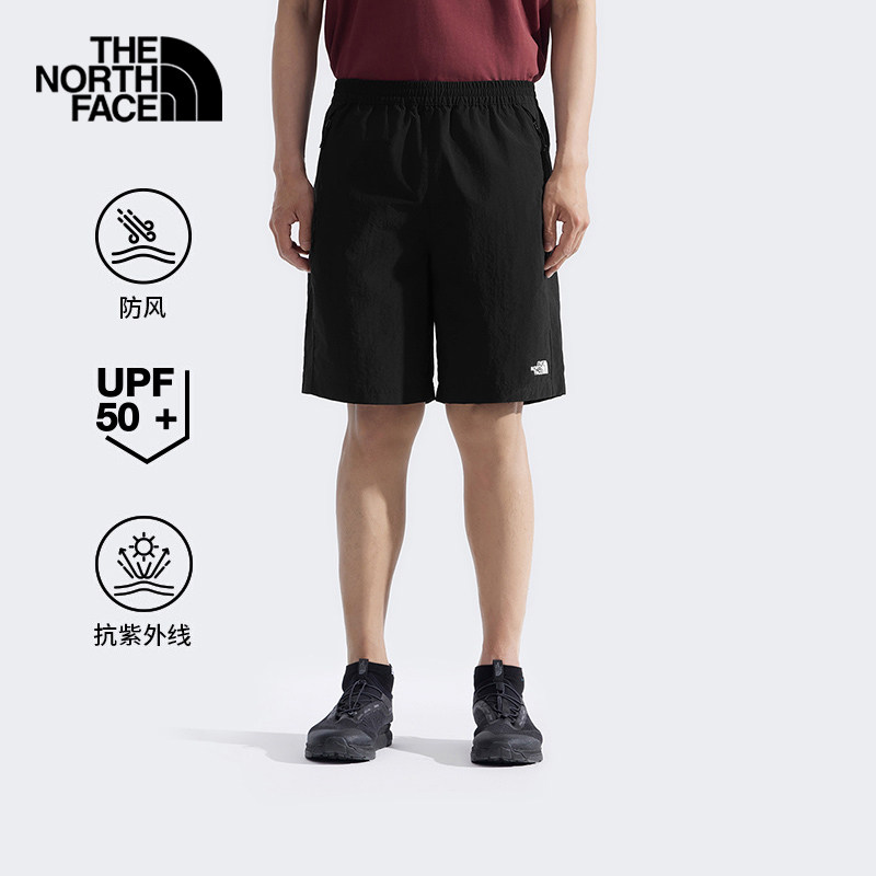 TheNorthFace北面短裤男26春夏新款UPF50+防晒舒适透气五分裤8BWP
