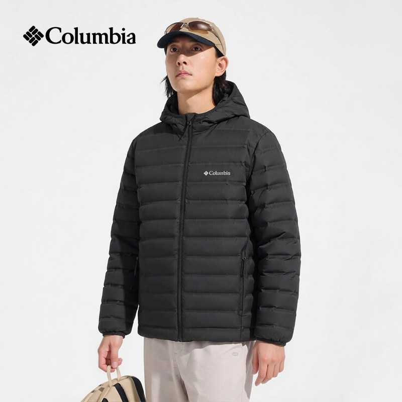 Columbia哥伦比亚26秋冬男士防泼水防跑绒保暖650蓬羽绒服WE7225