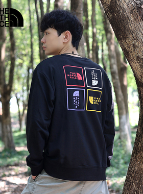 TheNorthFace北面卫衣秋冬新款男女同款户外休闲针织圆领长袖8F0T